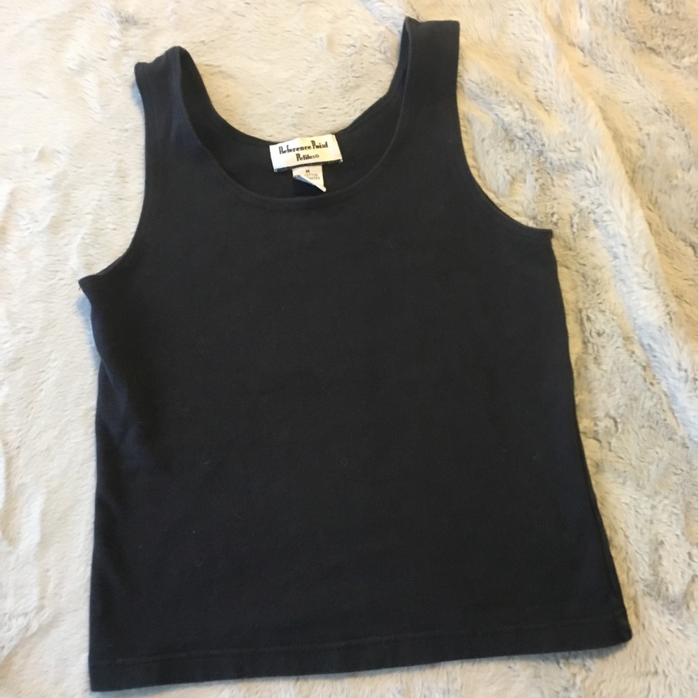 Reference Point Petites - Black Tank